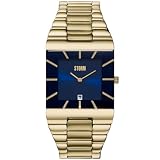 STORM Omari XL Gold Blue Sleek Men's Watch with Square dial and Date Function
