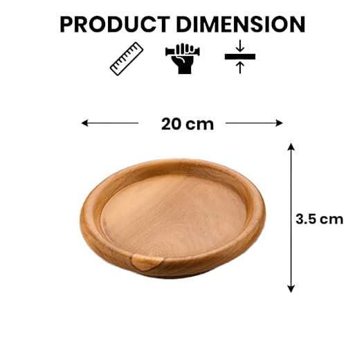 Image of Wooden Wardrobe Handle /Handle for Cabinet /Modern Teak Wood Handle /Door Handle for Wardrobe (8 Inch) Natural Wood Finish-| 3 Years Warranty |