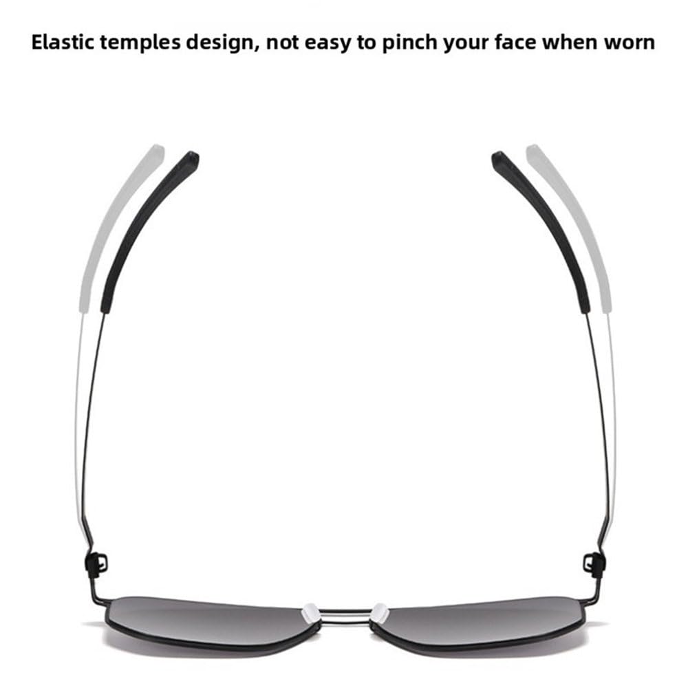 Gafas de sol polarizadas de moda 2025, gafas de sol para conducir y viajar, gafas de montura grande, gafas de sol UV400 para hombres y mujeres.
