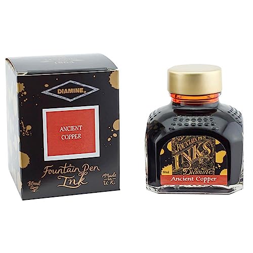 Diamine Füllfederhalter-Tinte, 80 ml, Türkis Antik-Kupfer