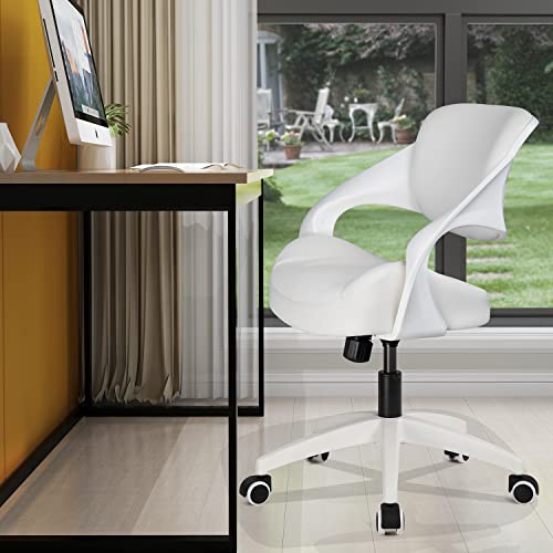 Bojuzija Ergonomic Office Computer Desk Chair Waist Support Function (White) #TOP1