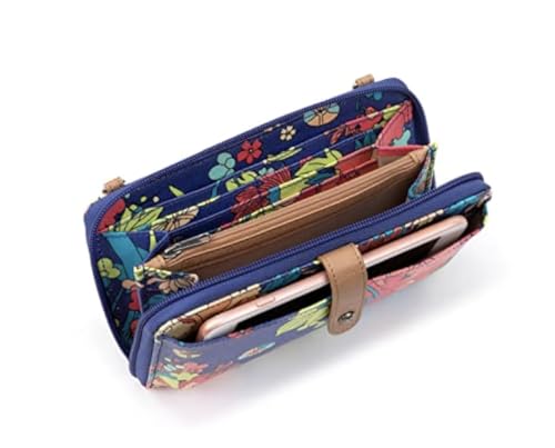 Image of Sakroots Smartphone Crossbody Purse - Women's Cellphone Bag & Wallet For Everyday - Convertible Wristlet With Zipper