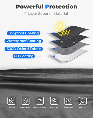 KEMIMOTO 600D 6-Seater Cover