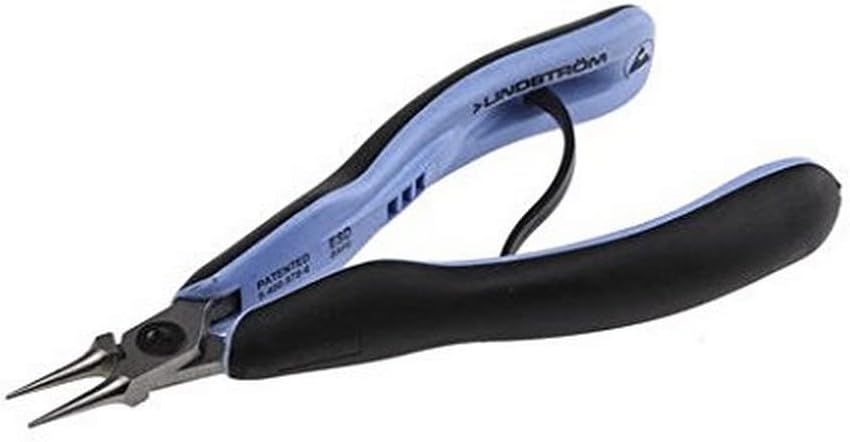 Lindstrom Ergo Steel Smooth Round Straight Round Gripping Pliers - 5.77 in Length - Foam Cushion Grip - RX7590 [PRICE is per TOOL]