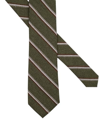 Image of BELLUNO Men's 2.5 inch Skinny Solid Cotton Linen Ties