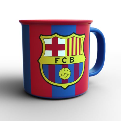 FCB Taza Barça Vintage Bandera Escudo. Producto Oficial.