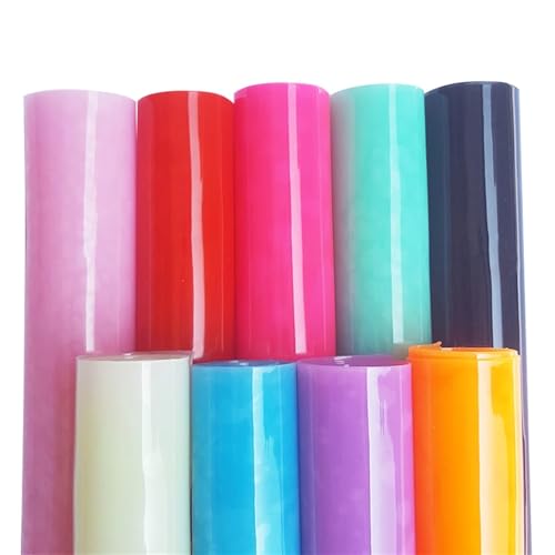 Rouleau de Cuir PVC Multicolore Rouge Haute Résistance pour Chaussures - 5