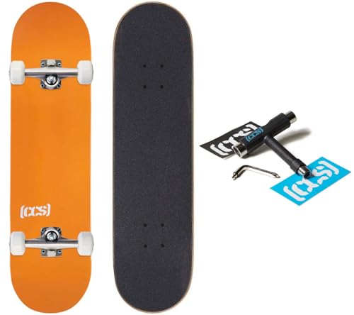 Image of [CCS] Skateboard Complete | Maple Wood | Professional Grade | Fully Assembled with Skate Tool & Stickers | Adults, Kids, Teens, Youth | Boys & Girls