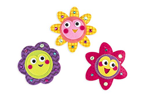 Darice PUF-115 Pillow Kits, Mini, Three Flower Designs