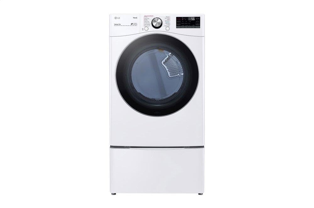 LG 7.4 cu. ft. Ultra-Large Capacity Smart Wi‑Fi Enabled Front-Load Gas Dryer with TurboSteam™ and Built-In Intelligence