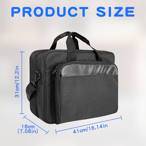 Portable Mobile Printer Storage Bag, Laptop Briefcase, Premium Laptop Case, Holds Up to 17.3-inch Laptop for Travel, Business, Men, Women2