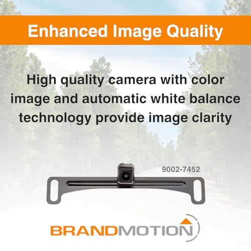Image of Brandmotion 9002-7452 Factory Tailgate Harness with Dual Mount Camera fits 2017-2021 F250 F350 Super Duty with Factory Rear Vision | Waterproof Case with Anti-Fog Lens | 150 Wide Reverse View | Fits 2017-2021 F250 F350 Super Duty with Factory Rear Vision | Waterproof Case with Anti-Fog Lens | 150 Wide Reverse View