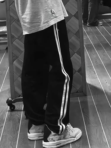 Image of dockstreet Men's /Unisex Open Bottom Drawstring Pure Cotton Stretchable Baggy Jogger Pants