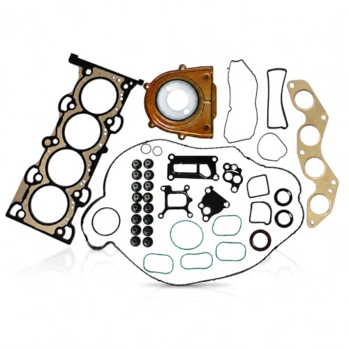 Image of SecosAutoparts Cylinder Head Gasket Set Compatible with Ford Focus 2012-2017 2.0L L4 MLS Head Gasket Kit Replaces CM5E-6051-DF HS54995 with Valve Cover Intake Exhaust Manifold Gaskets