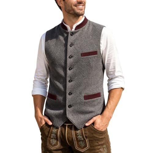 Chaleco de pana para hombre con acabados premium y estilo sofisticado