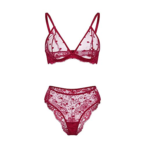 Vêtements de nuit lingerie sexy ensemble pyjamas avec nuisette femme