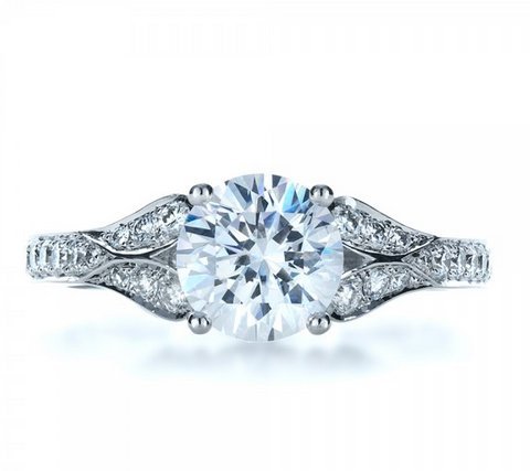 Gowe Unique Design Ascd 1Ct Brilliant Simulated Diamond Solid 9K Gold Jewelry White Gold Engagement Wedding Ring Gift For Love #TOP7