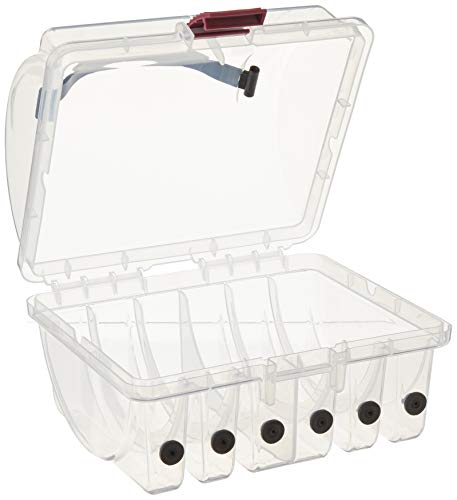 Plano 108700 Leader Spool Box, Clear, One Size, Transparent/Black, White - Image 4