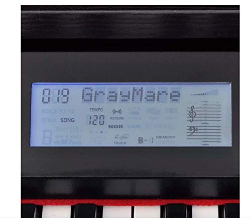 Piano numérique de 88 touches, Piano électronique avec support et pédales pour débutants et enfants, noir - Les Beatles, Paul McCartney, John Lennon, RIngo Starr, George Harrison Piano numérique de 88 touches, Piano électronique avec support et pédales pour débutants et enfants, noir – Image 7