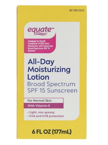 Equate All-Day Moisturizing Lotion with SPF 15 Sunscreen, 177ml image 3