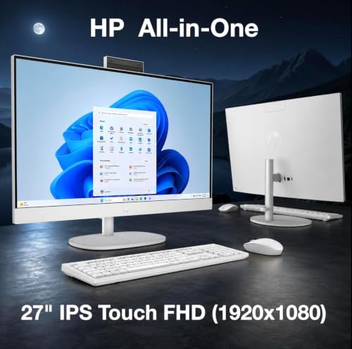 Image of HP 27 Copilot+ All-in-One PC 27 inch Touch IPS FHD Display Intel Ultra 7-255U