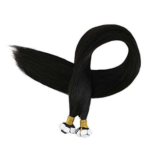 Real Hair Tape in Extensions Off Black Hair Extensions 18 Inches 20g Mini Glue in Hair for Women