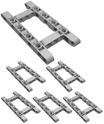 LEGOTechnic NEW 6 pcs CHASSIS FRAME LIFTARM Beam Studless 5x11 "H" Shape Part Piece Mindstorms ev3 NXT robot structure element vehicle car truck