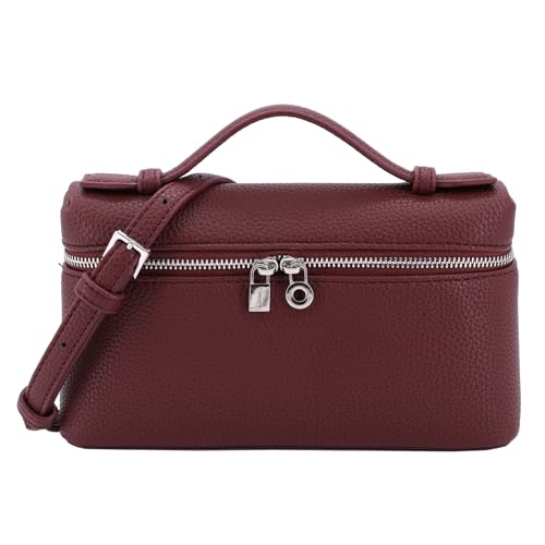 Crossbody Bag for Women Pouch Top-Handle Bag Designer Shoulder Leather Handbag Trendy Purse