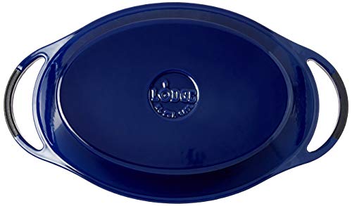 Lodge Oval Casserole, 2 Quart, Blue #TOP2