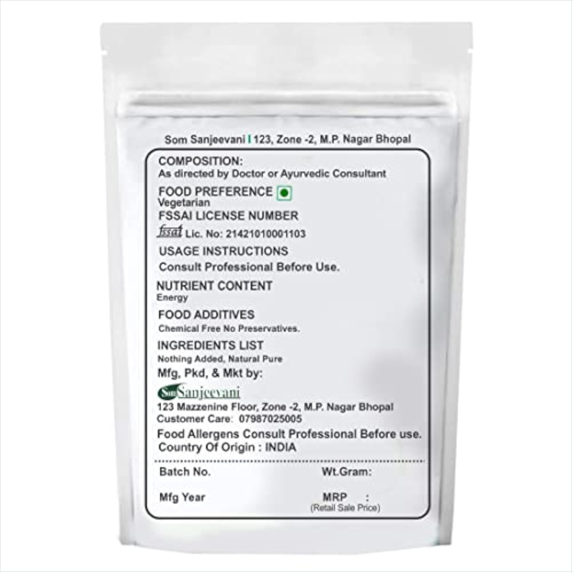 Organic Aam Guthli Powder for Dandruff Treatment