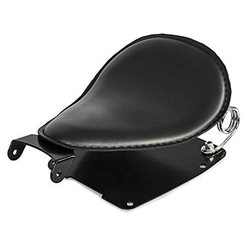 Solo-Federsattel Kit KS18 Kompatibel mit Harley Davidson Dyna Super Glide Sport (FXDX) 98-05 mit Scherenfedern