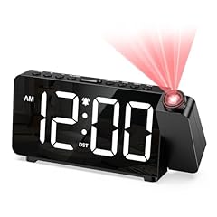 AMIR Projection Alarm Clock for Bedroom Ceiling, Digital Clock with 180 ° Projector, 5 Level AMIR Projection Alarm Clock for Bedroom Ceiling, Digital Clock with 180 ° Projector, 5 Level review