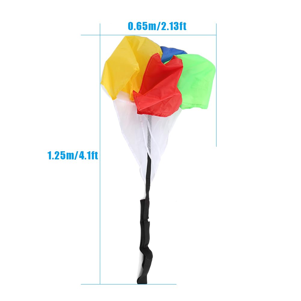 Paracadute da Corsa Per Bambini, Migliora La Velocità Allenamento Resistenza Agilità Ombrello con Cintura Regolabile Per Allenamento All'aperto Pista Calcio Calcio Baseball Tennis Basket Hockey Rugby