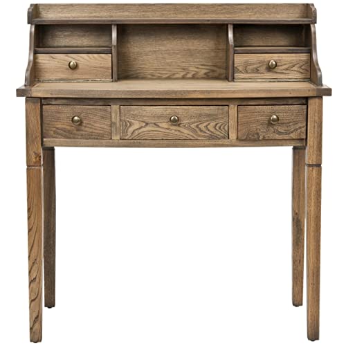 Safavieh American Homes Collection Landon Medium Oak Writing Desk #TOP2