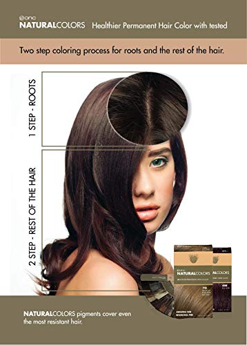 Onc Naturalcolors Heat Achealthier Permanent Hair Dye (4Mc Glamorous Brown) 4 Fl. Oz. Onc Artofcare Intensiverepair Sulfate And Paraben Free Shampoo And Conditioner For Color Treated Hair 8.45 Fl. Oz. #TOP4
