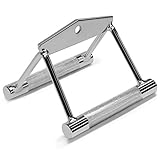 イエスフォーオール(Yes4All) ダブル Dハンドル LAT ケーブル アタッチメント ダブルロー ローテート クロム ダイヤモンド ローレット ジム トライセップ プレス ダウン 胸筋と三角筋のエクササイズ用 17×13.5×18.5cm 1.9kg 【日本正規輸入品】 0JJV