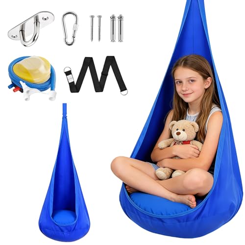 Sensory Kids Swing with Cushion and Hardware Kit