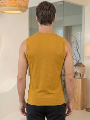 Image of Lux Cozi Men's Cotton Modern Fit Vest (Pack of 5) (Prints May Vary)