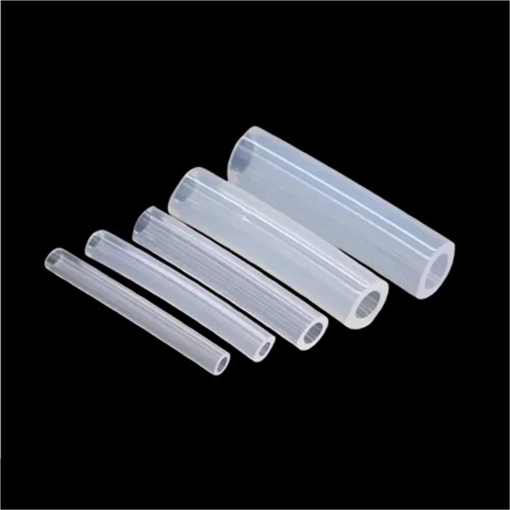 Manguera de goma flexible Tubo flexible de silicona 1 metro, diámetro interior 0,5 mm a 50, manguera transparente, tubo refrigeración por vacío(46 * 54mm)
