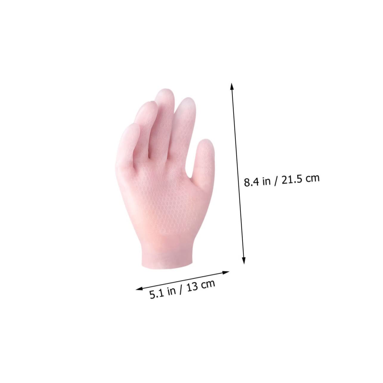 WOFASHPURET 1Pair Sebs Moisturizing Gloves for Hand Care Skin Friendly Covers for Dry Cracked Hands Reusable and Washable Hand Protection for Exfoliation and Hydration