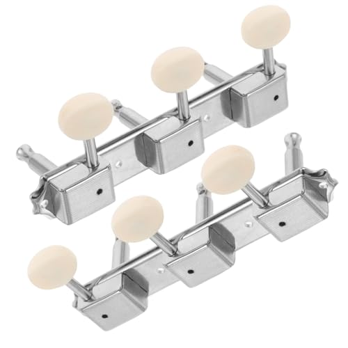 ERINGOGO 3 Left 3 Right Metal Guitar Tuning Knobs Tuners for Electric Guitar Tuning and