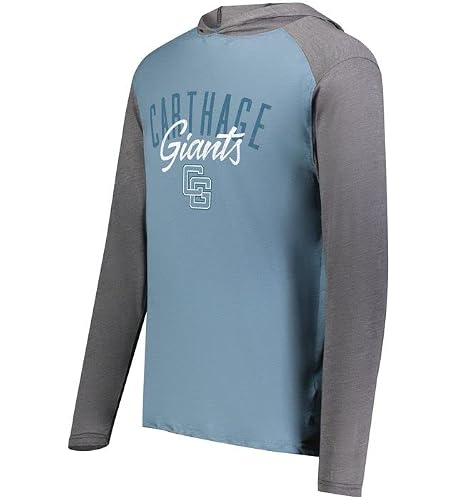 Augusta Sportswear Men's Standard Gameday Vintage Hoodie, Grey Heather/Carbon Heather, Xx-Large #TOP6