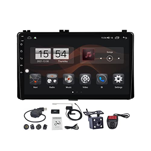 Android 10 Auto Stereo Dubbel Din Toyota Corolla 11 Auris E180 2017-2018 Plug en Play Autoradio Stereo Bluetooth Sat Nav GPS Ondersteunt Volledige RCA-uitgang WIFI (Color : M700S 8 128G