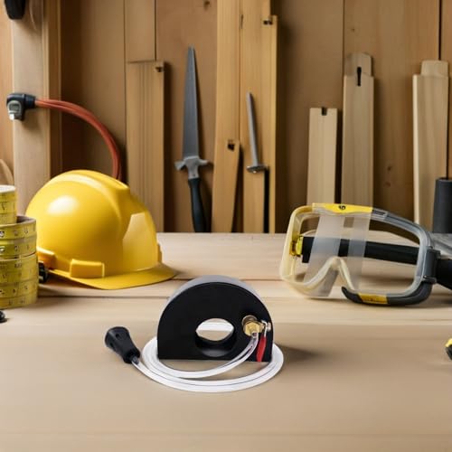 Protector antipolvo para amoladora ideal en talleres de madera y MDF 7