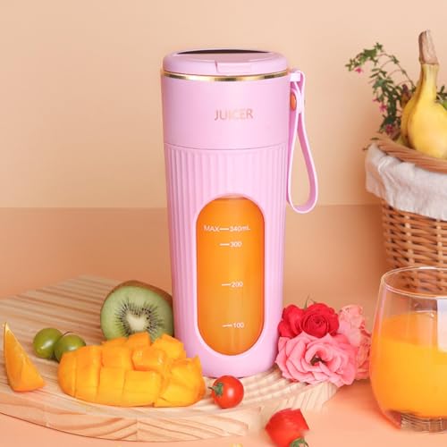 Mélangeur portable pour shakes et smoothies, petite tasse de mixeur portable 340ml - 3