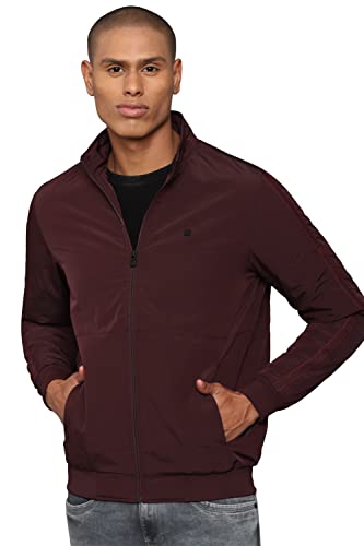 Image of Allen Solly Men Cotton Blend Standard Length Jacket