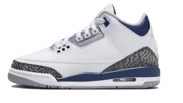 Jordan Big Kid's 3 Retro White/Midnight Navy (DM0967 140) - 4