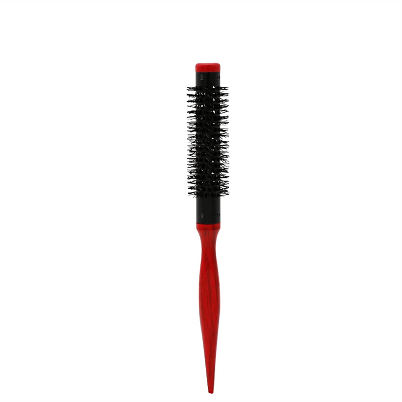 Pettini per Capelli 5pcs Setola riccia capelli spazzola for capelli in legno pennello rosso rotondo capelli pettine for capelli parrucchiere styling pettine per Pettine per Styling Donne e Uomini
