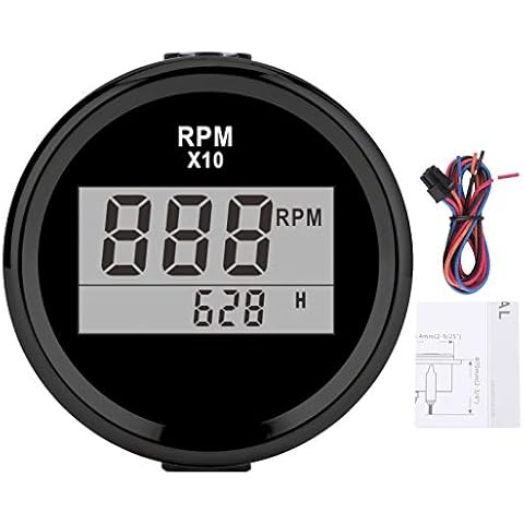 Tacómetro Medidor Digital Yosoo 0-9990RPM Cover