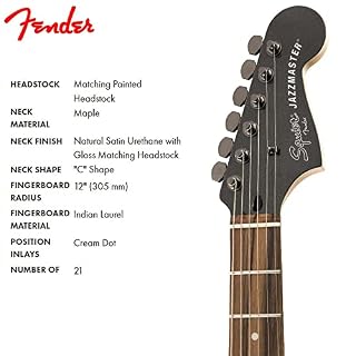 Squier Contemporary Active Jazzmaster GRM · Guitare électrique - Les Beatles, Paul McCartney, John Lennon, RIngo Starr, George Harrison Squier Contemporary Active Jazzmaster GRM · Guitare électrique – Image 5